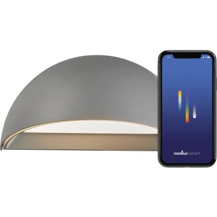 Nordlux ARCUS SMART NO2019001010 – kinkiet zewnętrzny LED szary