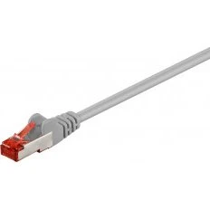 GOOBAY S/FTP6-CCA-005GY Kabel CAT 6 0,5 m szary