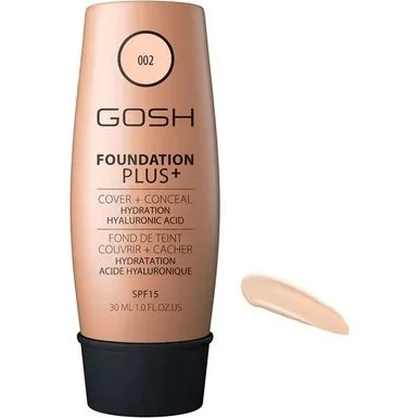 Gosh Foundation Plus+ Podkład Kryjący 002 Ivory 30ml