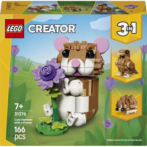 LEGO Creator Uroczy chomik z kwiatkiem 31376