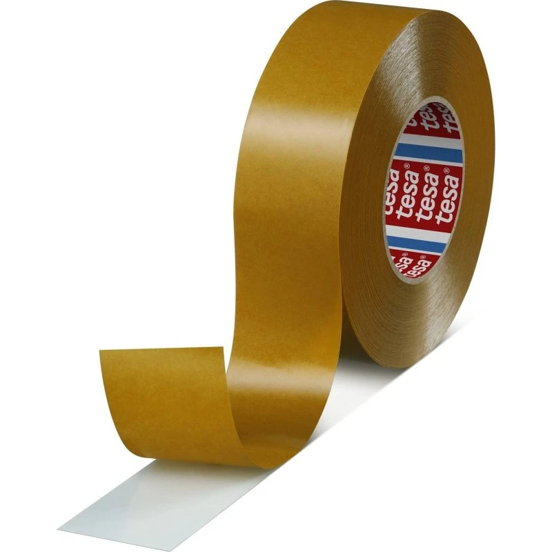 Tesafix 4965 12mm x 50m przezroczysta z podkładem brązowym