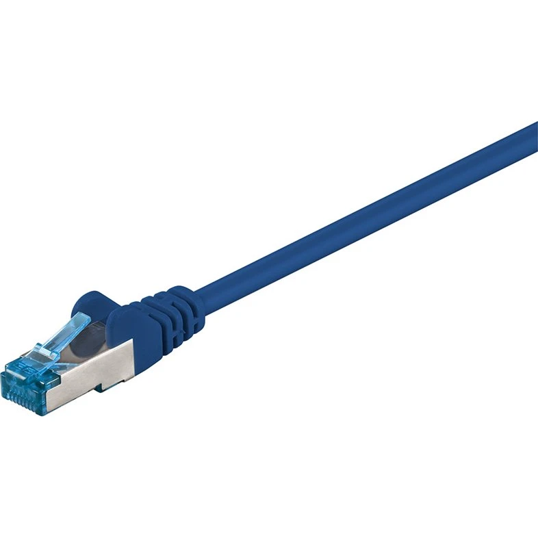 Goobay Patch Cord CAT6a S/FTP niebieski 2m