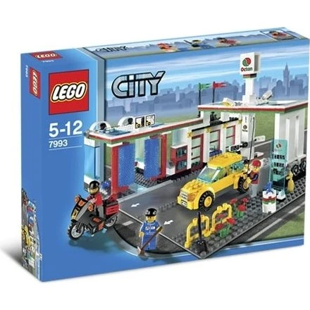 LEGO City 7993 Stacja Benzynowa – 387 elementów, 2007