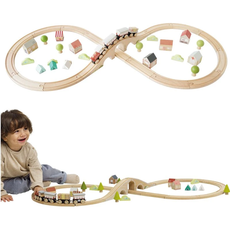 Le Toy Van Kolejka Drewniana 40 el. w kształcie 8