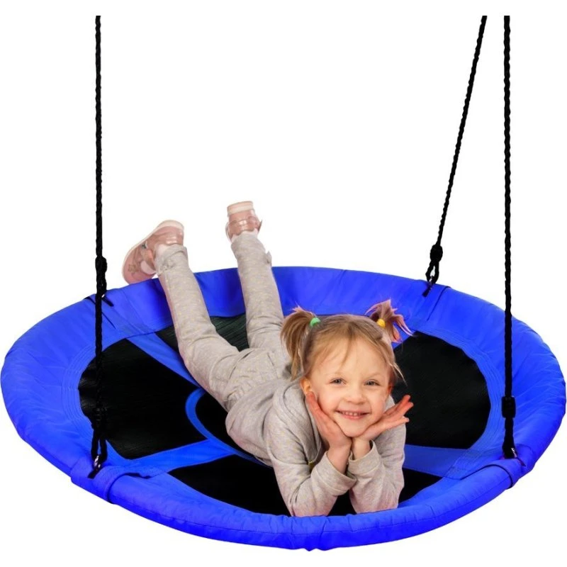 NILS CAMP Bociane Gniazdo Huśtawka NB5031, śr. 100 cm, niebieska