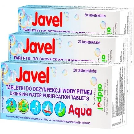 Javel Aqua Tabletki do Uzdatniania Wody 20szt