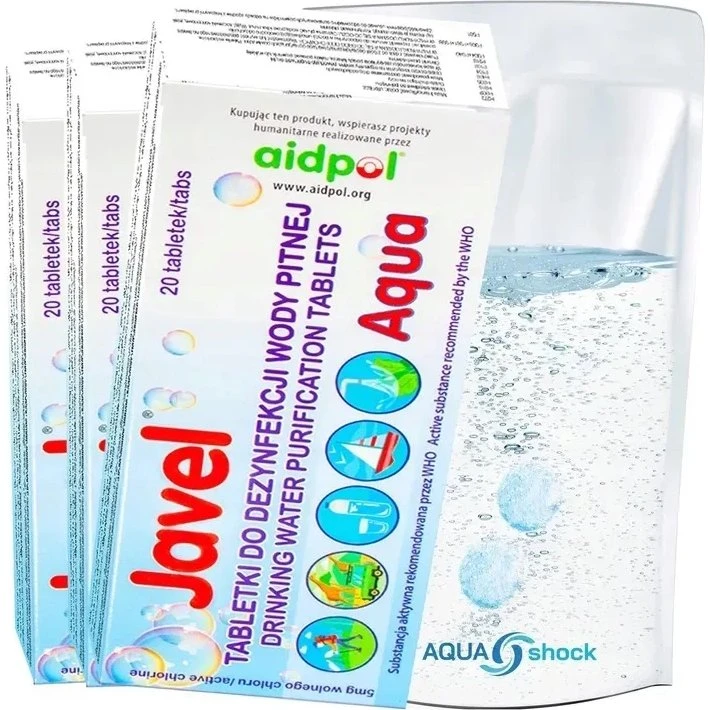 Javel Aqua 60L Tabletki do uzdatniania wody