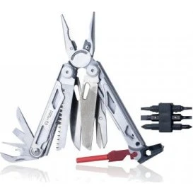 AZYMUT Giewon FS Multitool Fire Starter 19 narzędzi srebrny