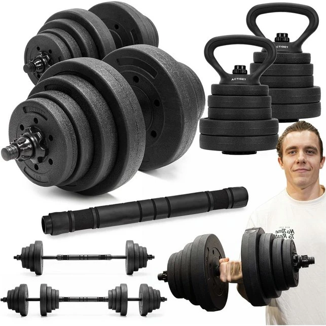 Actiget Hantle Regulowane 30 kg Czarny