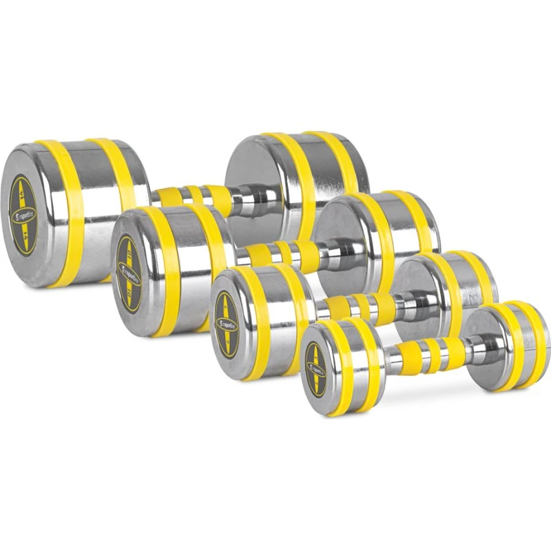 inSPORTline Yellsteel Hantel Chromowana 10 kg