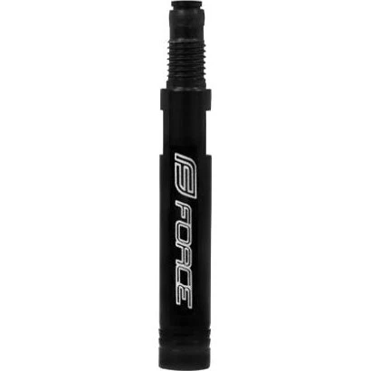 Force Aluminiowa przedłużka zaworu Presta czarna 21/28/31/60 mm