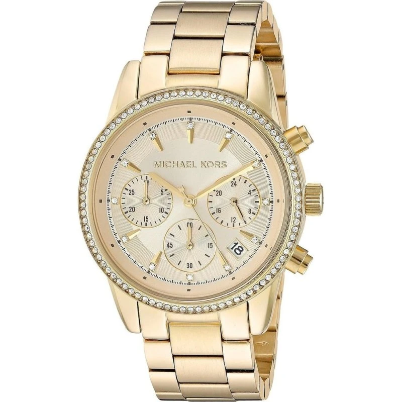 Zegarek damski Michael Kors Ritz MK6356 złoty