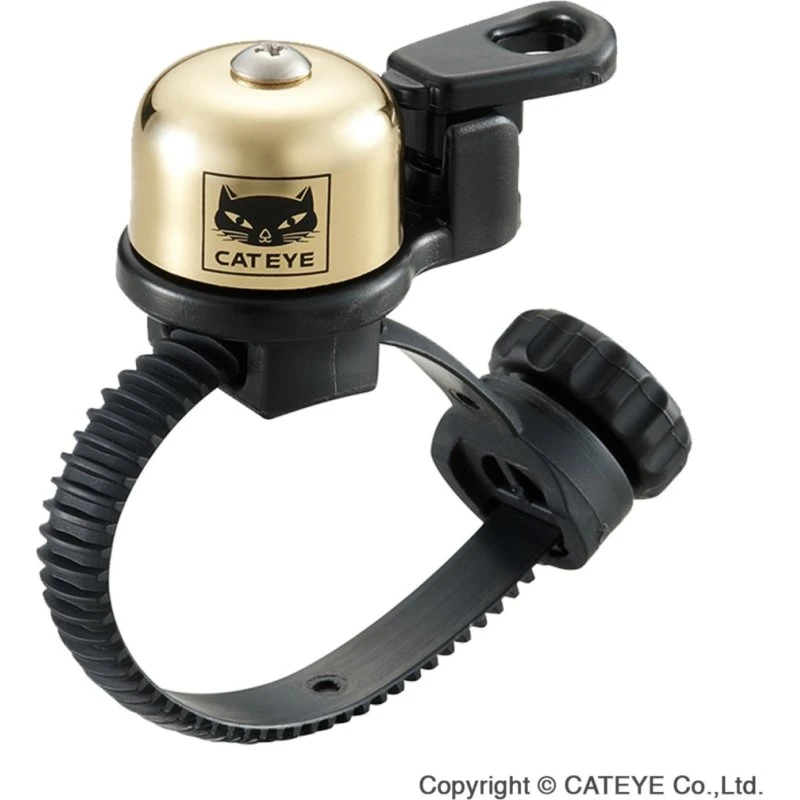 CatEye OH-2400 Dzwonek Rowerowy Złoty 22 mm