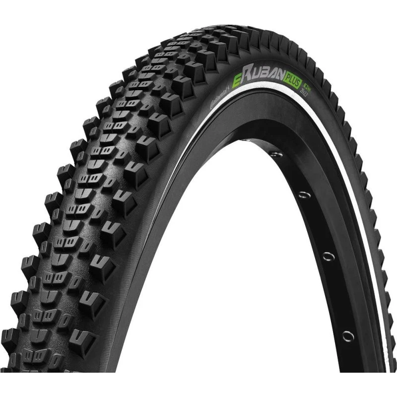 Continental eRuban Plus 20x2,40 czarna drutowa z odblaskiem