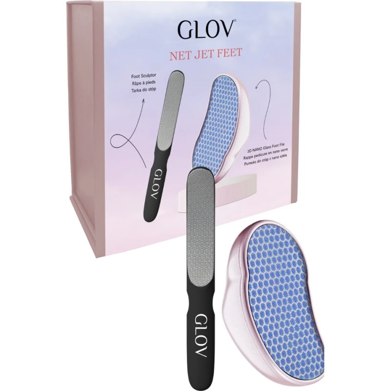 GLOV Net Jet Feet – zestaw do pielęgnacji stóp z pumeksem i tarką