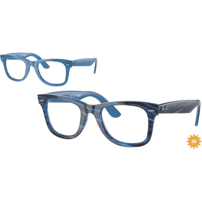 Ray-Ban RX4340V Wayfarer Ease 8384 50 Niebieski