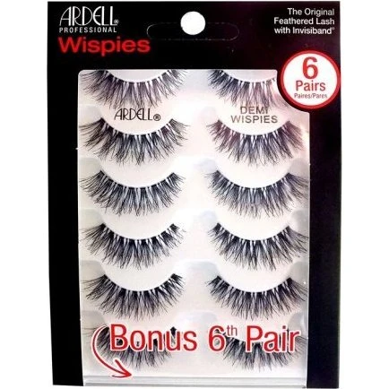 Ardell Demi Wispies 6-Pack Rzęsy na Pasku Black