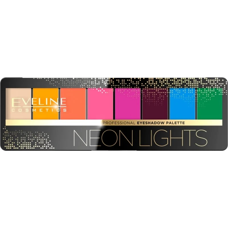 Eveline Professional Neon Lights Paleta Cieni 8g