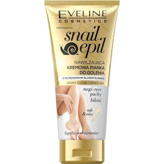 Eveline Snail Epil Pianka do Golenia z Śluzem Ślimaka 175 ml