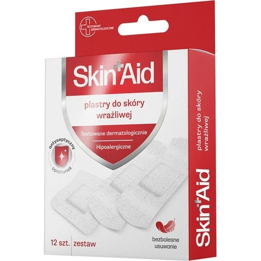 Skin Aid Plastry do skóry wrażliwej 12 szt.