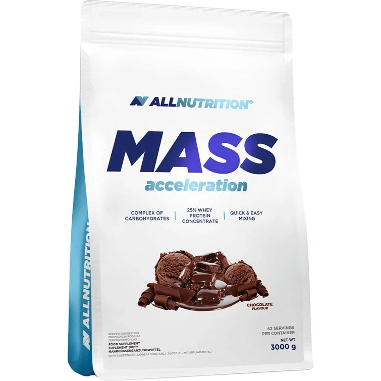 Allnutrition Mass Acceleration 1000g Czekolada Ciastko