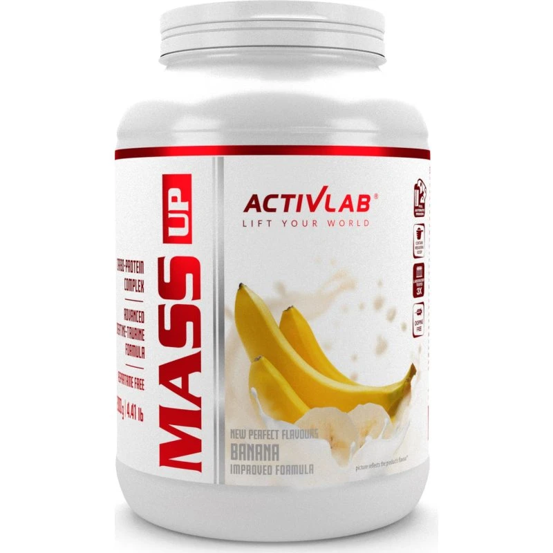 Mass Up Gainer Białko Serwatkowe 2kg Banan