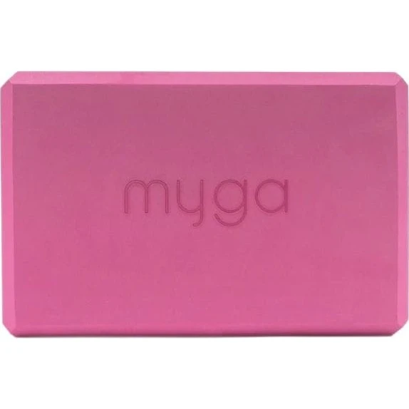 Myga Foam Block Klocek do jogi różowy