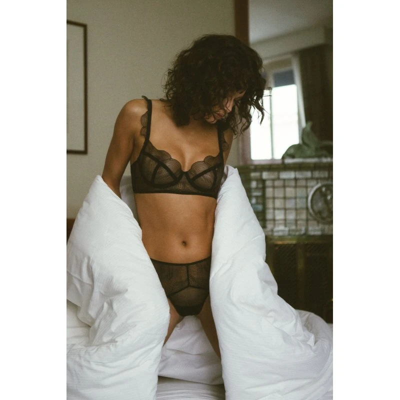 Undress Code Bliss Biustonosz Czarny z Fiszbinami