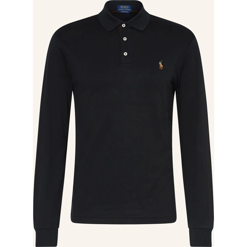 Polo Ralph Lauren Koszulka polo z długim rękawem czarna