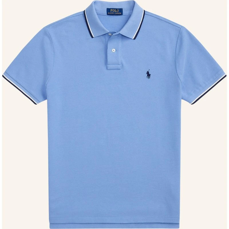 Polo Ralph Lauren Longsleeve Slim Fit bawełniany granatowy