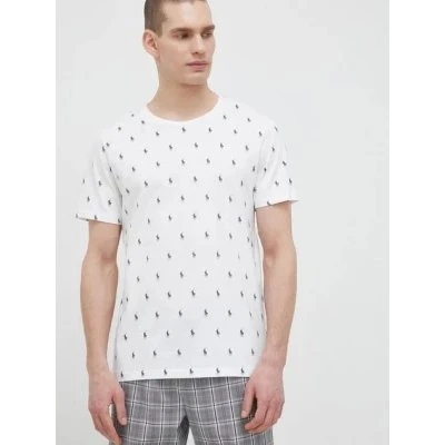 Polo Ralph Lauren T-shirt piżamowy bawełniany czarny