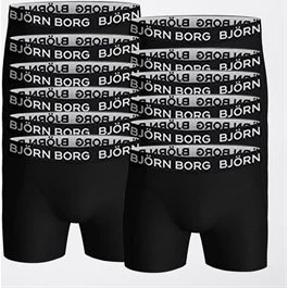 Björn Borg Cotton Stretch Boxer 1718 12-pak Czarny