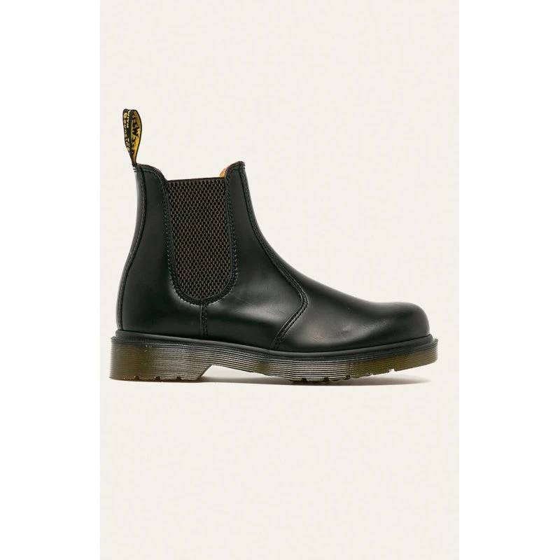 Dr. Martens 2976 Yellow Stitch Black Smooth