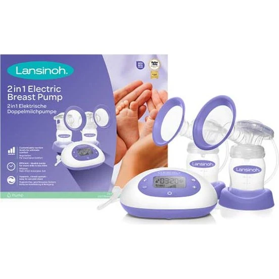 Lansinoh Laktator Elektryczny Podwójny 2in1 + Torba