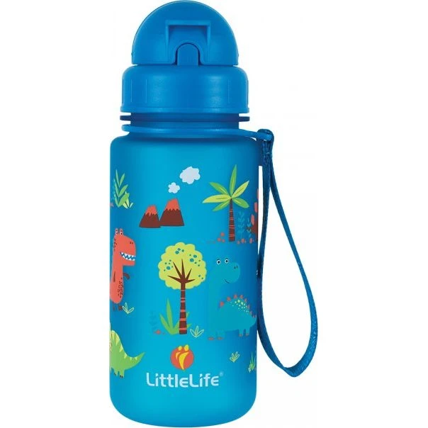 LittleLife Bidon 400 ml Dinozaur z słomką