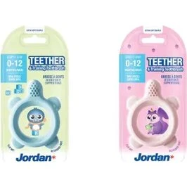 Jordan Teether & Training Toothbrush 0-12 miesięcy