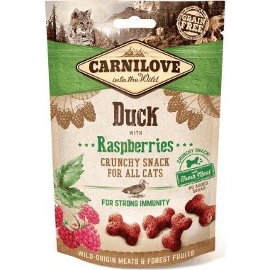 Carnilove Chrupiąca Kaczka z Malinami 50 g