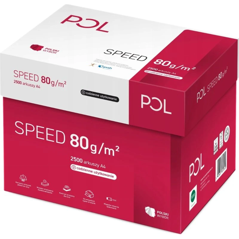Polspeed Papier Ksero A3 80g 5 ryz 500szt CIE153