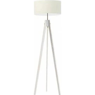 HAITI Lampa podłogowa E27 miętowy, drewniana 138 cm