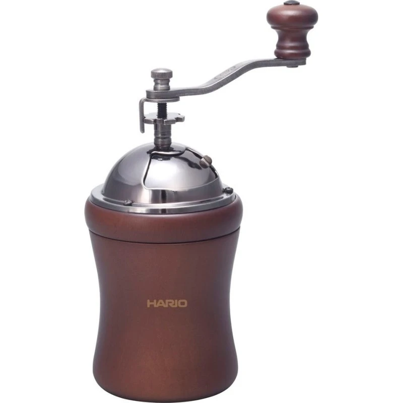 Hario Coffee Mill Dome - Młynek ręczny z ceramicznym żarnem, brązowy