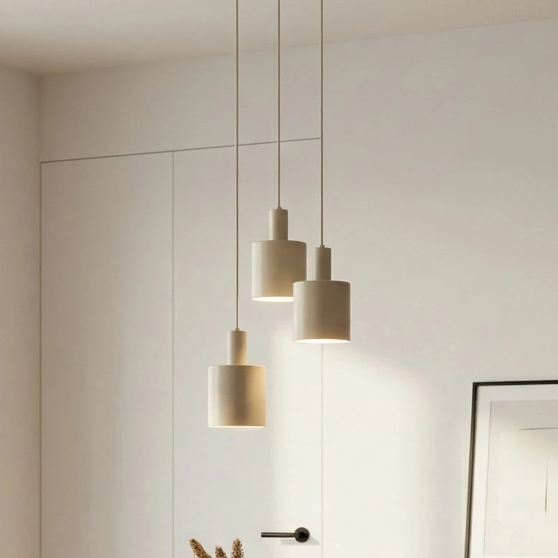Lindby Ovelia 3 Lampa Wisząca Beige - Okrągła, Metalowa