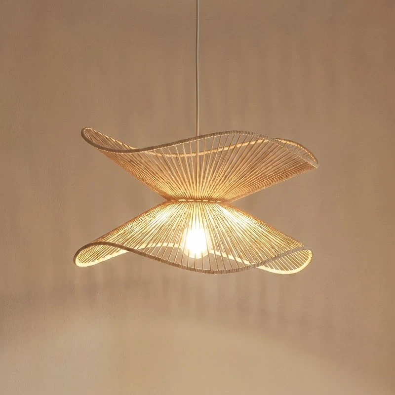 Lindby Lampa Wisząca Valdorin Beżowy, Papier, Ø 40 cm