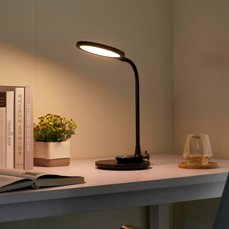 Lindby Valtaria LED Lampa Stołowa i Ścienna CCT Black