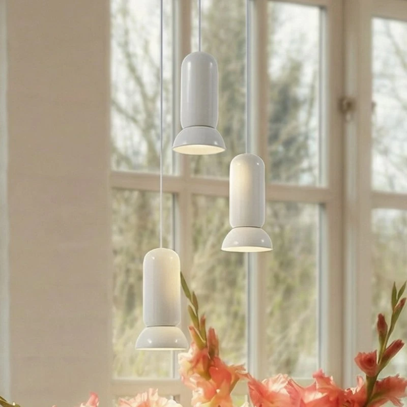 Lindby Kerimi 3 Lampa Wisząca Ceramiczna Creme