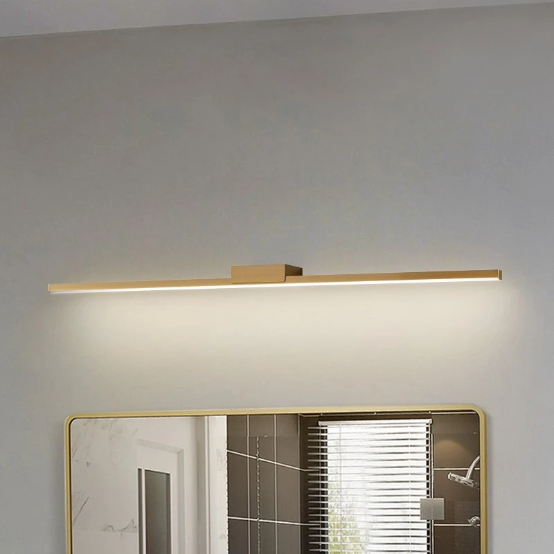 Lucande Kivana L90 LED Lampa Ścienna IP44 Miedź 90 cm