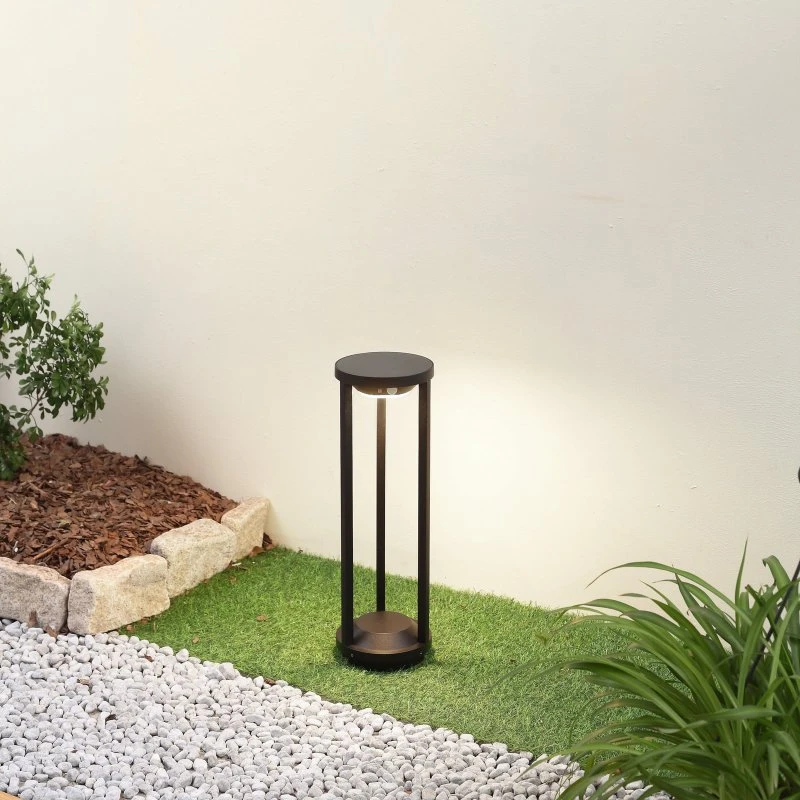Lucande Nilea Lampa Solarna LED z Czujnikiem Ruchu, Czarna, 16 cm