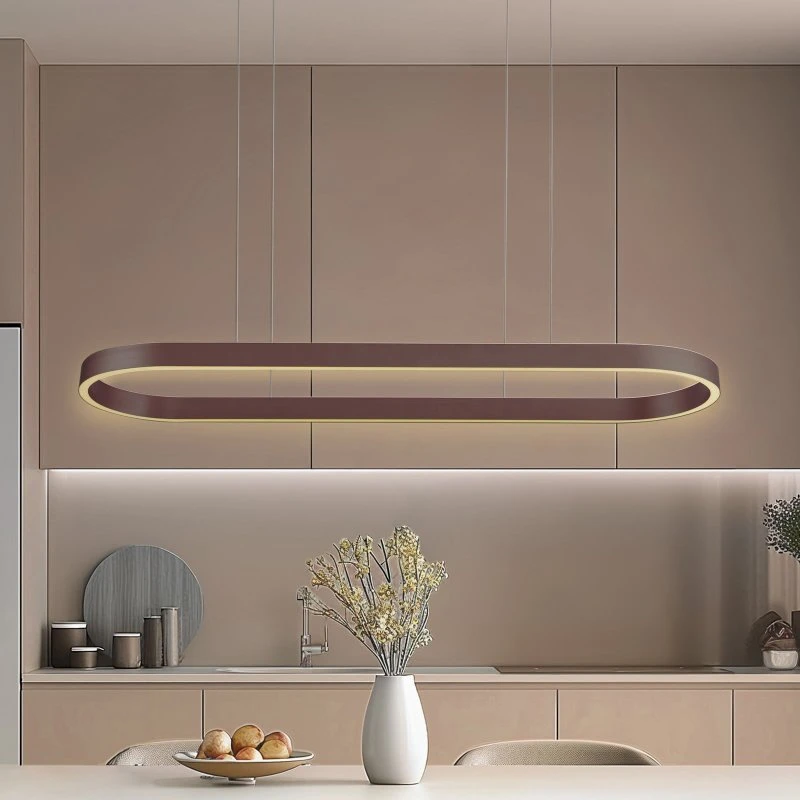 Lucande Melinay LED Smart Lampa Wisząca Coffee