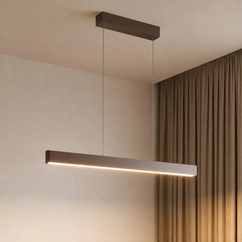 Lucande Mylosh LED Smart Lampa Wisząca - Kawowa - Tuya