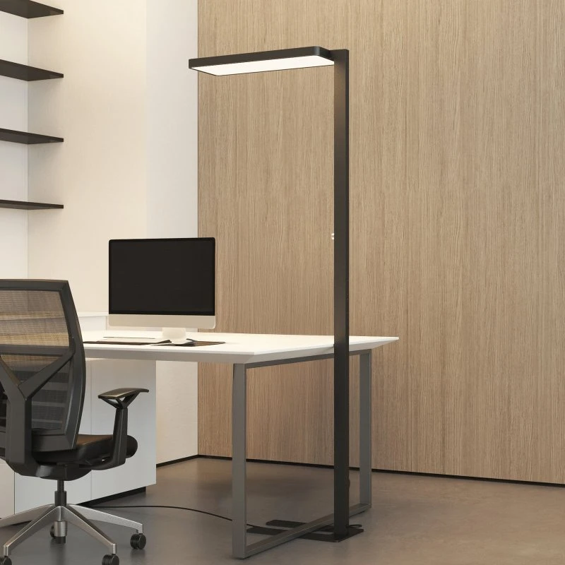 Arcchio Lampa stojąca LED Timon, 54W, czarna, 195 cm
