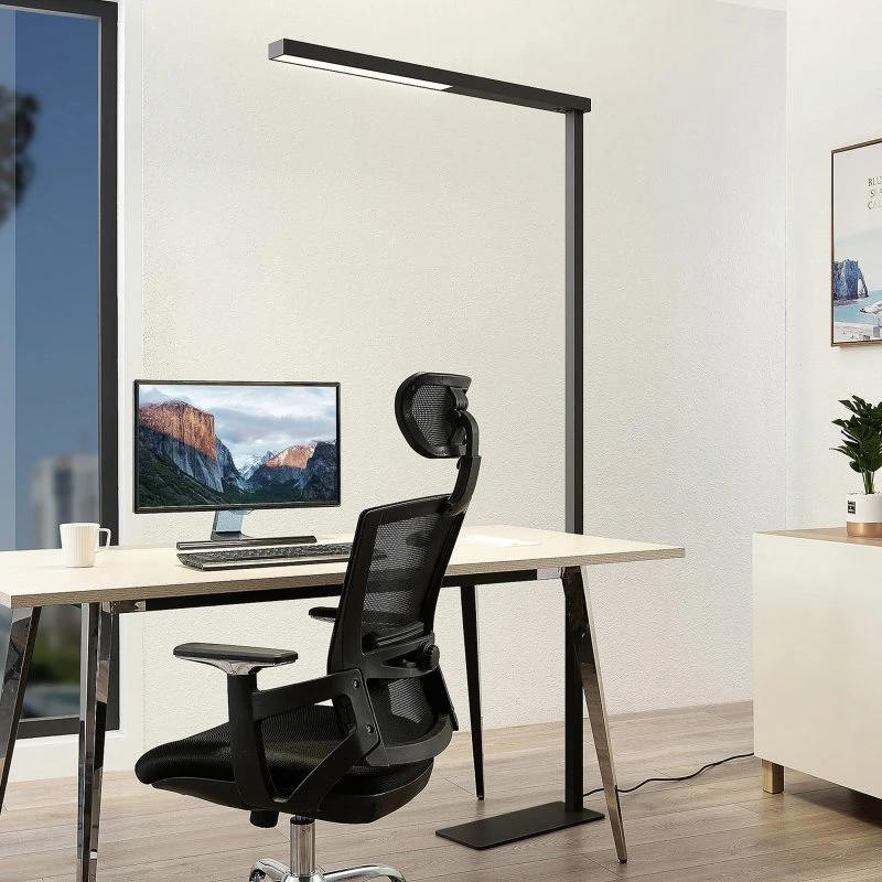 Lampa podłogowa LED Arcchio Tamilo Black - czarna, 194 cm